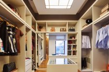 Custom built walk in wardrobe