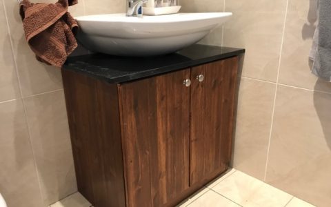 Custom made bathroom unit