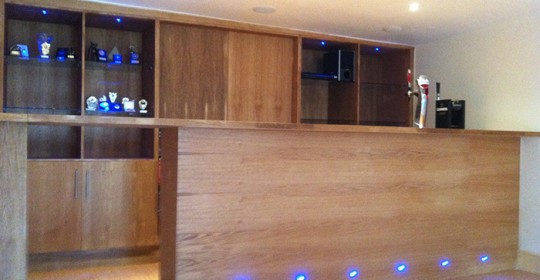 Bespoke bar area